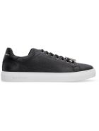 Philipp Plein Leather Low-top Sneakers Philipp Plein Leather Low-top Sneakers - black