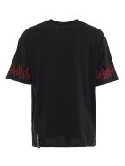 Vision of Super Tshirt Embroidered Flame Vision of Super Tshirt Embroidered Flame - Black