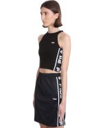 Fila Tama Topwear In Black Polyester Fila Tama Topwear In Black Polyester - black