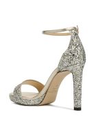 Jimmy Choo Misty Glitter Sandals Jimmy Choo Misty Glitter Sandals - Beige
