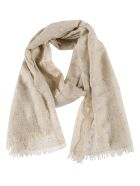 Sequin Detailed Scarf Brunello Cucinelli Sequin Detailed Scarf - Beige