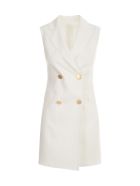 Linen Doubel Breasted Gilet Tagliatore Linen Doubel Breasted Gilet