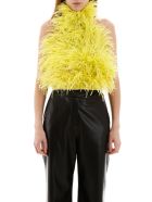 The Attico Marabou Top The Attico Marabou Top - LIME (Yellow)