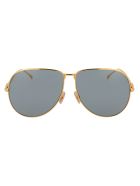 Ff 0437/s Sunglasses Fendi Ff 0437/s Sunglasses - 001IR YELLOW GOLD