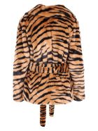 Stand Studio 'tiffany' Modacrylic Jacket STAND STUDIO 'tiffany' Modacrylic Jacket - Classic Tiger