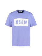 MSGM Logo Print T-shirt MSGM Logo Print T-shirt - Lilla