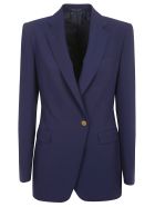 Tagliatore One Buttoned Plain Blazer Tagliatore One Buttoned Plain Blazer - Navy