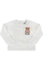 Whiite And Pink Suit With Teddy Bears For Baby Girl Moschino Whiite And Pink Suit With Teddy Bears For Baby Girl - Rosa