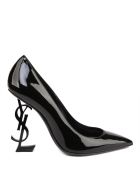 Saint Laurent Opyum Decolleté With Black Patent Heel Saint Laurent Opyum Decolleté With Black Patent Heel - Nero