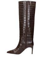 Kurt Geiger High Heels Boots In Brown Leather Kurt Geiger High Heels Boots In Brown Leather - brown