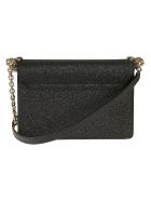 Furla Glitter Applique Flap Shoulder Bag Furla Glitter Applique Flap Shoulder Bag - Black