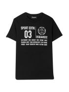 Dsquared2 Black Teen T-shirt Dsquared2 Black Teen T-shirt - Nera