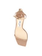 Jimmy Choo Marin 90 Patent Leather Sandals Jimmy Choo Marin 90 Patent Leather Sandals - DARK NUDE (Pink)