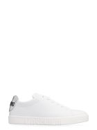 Moschino Leather Low-top Sneakers Moschino Leather Low-top Sneakers - White
