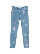 Stella McCartney Multicolour Stars Skinny Denim Trousers Stella McCartney Multicolour Stars Skinny Denim Trousers - Denim
