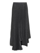 Plan C Pleated Asymmetrical Skirt Plan C Pleated Asymmetrical Skirt - grey