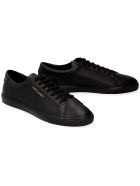 Saint Laurent Brooklyn Leather Low-top Sneakers Saint Laurent Brooklyn Leather Low-top Sneakers - black