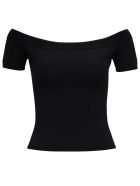 Alexander McQueen Off Shoulder Top Alexander McQueen Off Shoulder Top - Black