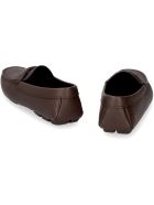 Prada Saffiano Leather Loafers Prada Saffiano Leather Loafers - brown