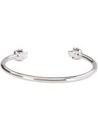 Alexander McQueen Twin Skull Brass Bracelet Alexander McQueen Twin Skull Brass Bracelet - silver