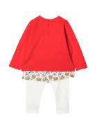 Two Pieces Set With Red Top Moschino Two Pieces Set With Red Top - Var. uni