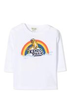 Kenzo Kids Printed T-shirt Kenzo Kids Printed T-shirt - Bianco ottico