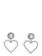 Alessandra Rich Faba Embellished Maxi-earrings Alessandra Rich Faba Embellished Maxi-earrings - silver