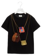 Fendi 'bags' T-shirt Fendi 'bags' T-shirt - Black
