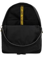 Off-White Logo Detail Nylon Backpack Off-White Logo Detail Nylon Backpack - black