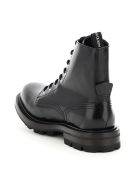 Alexander McQueen Worker Leather Boots Alexander McQueen Worker Leather Boots - BLACK