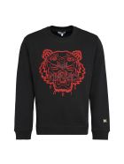 Kenzo Embroidered Cotton Sweatshirt Kenzo Embroidered Cotton Sweatshirt - black