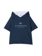 Brunello Cucinelli Blue Sweatshirt With Hood Brunello Cucinelli Blue Sweatshirt With Hood - Blu