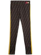 Fendi Lycra Ff Leggings Fendi Lycra Ff Leggings - Brown