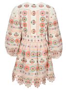 Zimmermann The Brighton Plunge Dress Zimmermann The Brighton Plunge Dress - MULTI ORANGE