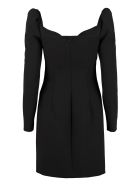 RED Valentino Bow Detail Mini Dress RED Valentino Bow Detail Mini Dress - black