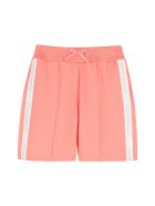 Emporio Armani Logo Detail Cotton Track-pants Emporio Armani Logo Detail Cotton Track-pants - Salmon pink