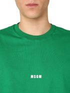 MSGM Crew Neck T-shirt MSGM Crew Neck T-shirt - VERDE
