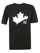 Dsquared2 D2 Print T-shirt Dsquared2 D2 Print T-shirt - Black