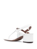 L'Autre Chose White Leather Sandals L'Autre Chose White Leather Sandals - White