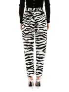 The Attico Zebra Print Trousers The Attico Zebra Print Trousers - BIANCO NERO (Black)