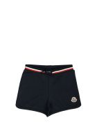 Moncler Drawstrings Logo Shorts Blue Moncler Drawstrings Logo Shorts Blue - Blu