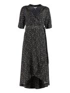 Ganni Wrap-dress Ganni Wrap-dress - black