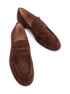 Tod's Amalfi Suede Loafers Tod's Amalfi Suede Loafers - Coconut