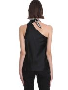 Helmut Lang Topwear In Black Viscose Helmut Lang Topwear In Black Viscose - black