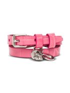 Alexander McQueen Skull Leather Bracelet Alexander McQueen Skull Leather Bracelet - Pink