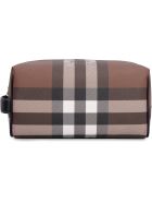 Burberry E-canvas Beauty Case Burberry E-canvas Beauty Case - brown