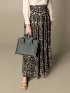 Strathberry Shoulder Bag Strathberry Midi Tote Bag In Leather Strathberry Shoulder Bag Strathberry Midi Tote Bag In Leather - Bottle Green