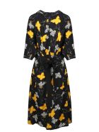 RED Valentino Butterflies Midi Dress RED Valentino Butterflies Midi Dress - Black