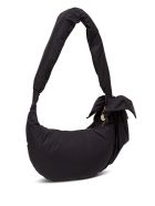 RED Valentino Obo Crossbody Bag In Nylon RED Valentino Obo Crossbody Bag In Nylon - Black