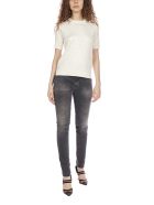 Fendi Ff Jacquard Cotton And Viscose Blend Sweater Fendi Ff Jacquard Cotton And Viscose Blend Sweater - White